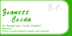 zsanett csida business card